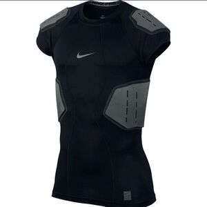 NIKE Pro HyperStrong 4-Pad Core Mens Padded Football Shirt Top Base Layer Size M
